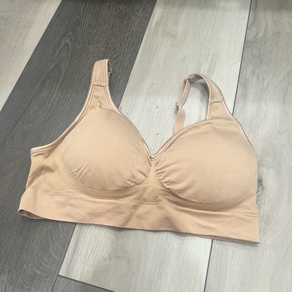Gloria Vanderbilt Seamless Wirefree bra, Size L - Picture 2 of 6